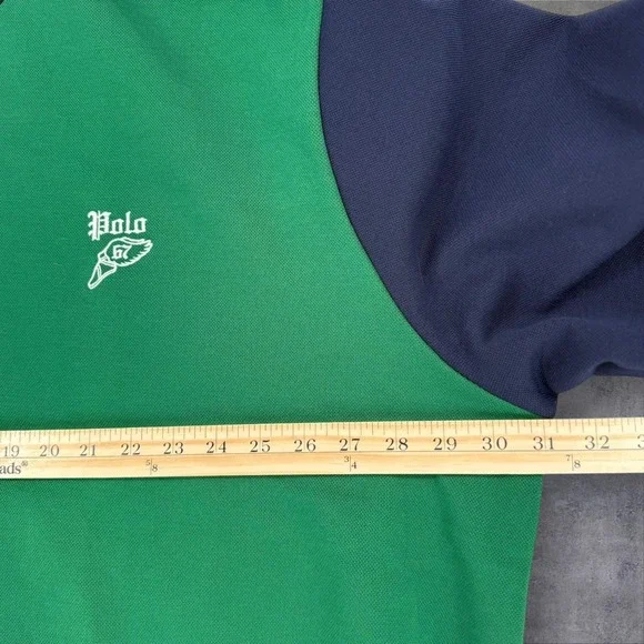 Polo Ralph Lauren Men's‎ Hoodie Colorblock Pullover Double Knit Polo Size 3 XLT - Picture 9 of 14